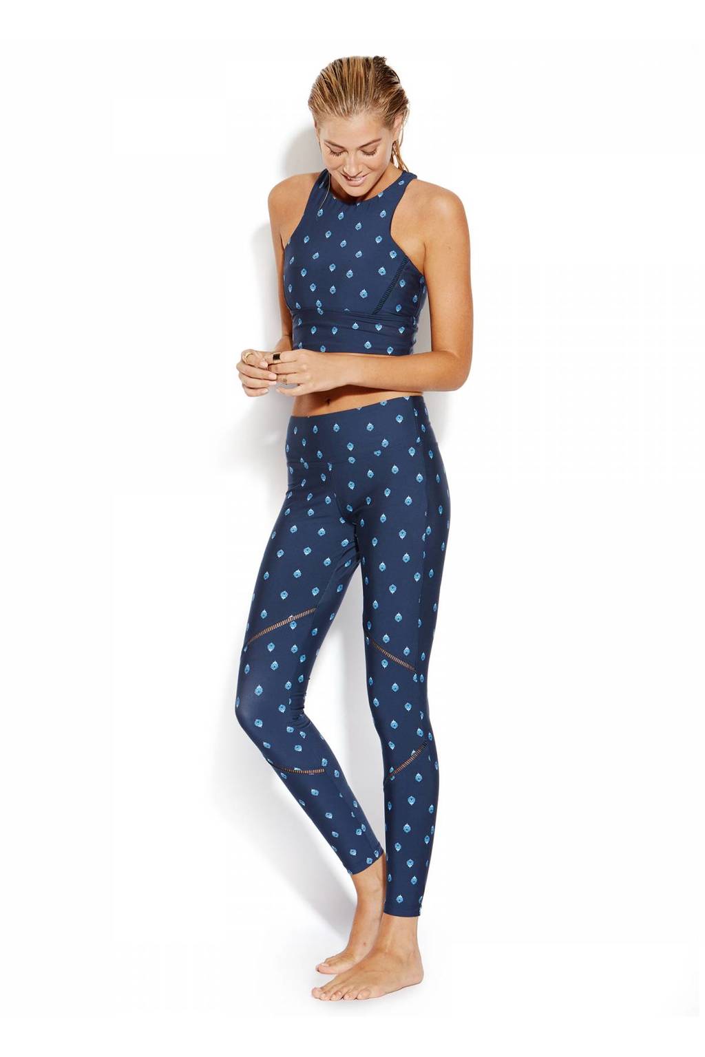 Топ Seafolly Sunflower Long Line Crop Top
