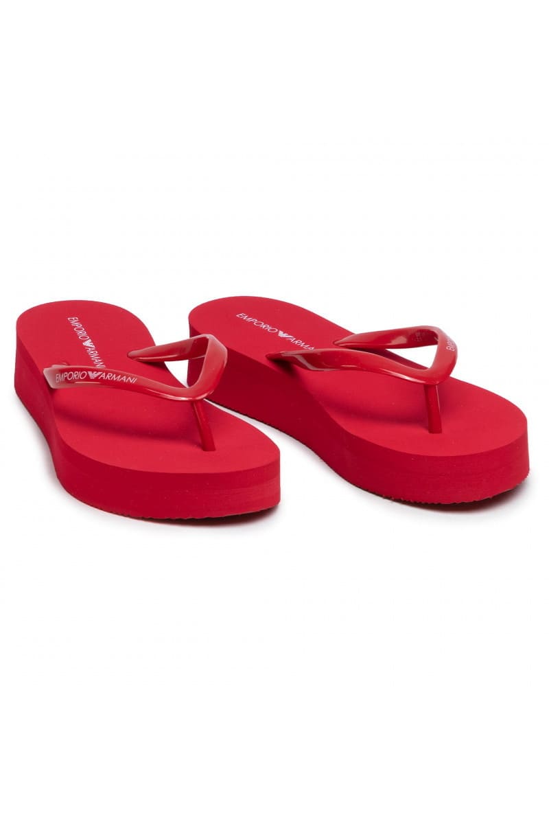 Шлепанцы пляжные с логотипом Emporio Armani X3QS05 XM766