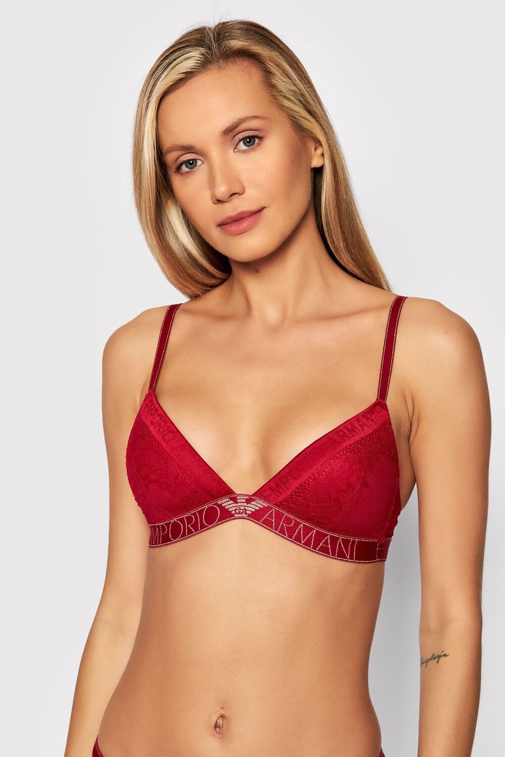 Бюстгальтер с треугольными чашечками Emporio Armani 164298 1A207