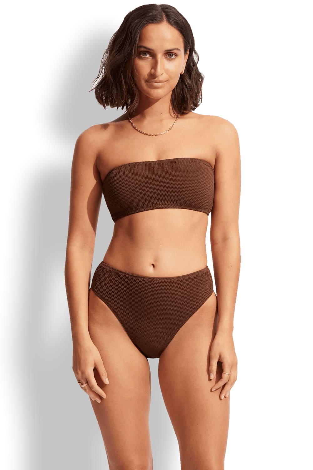 Купальник туба Seafolly 31034-861 + плавки с высокой талией 40609-861