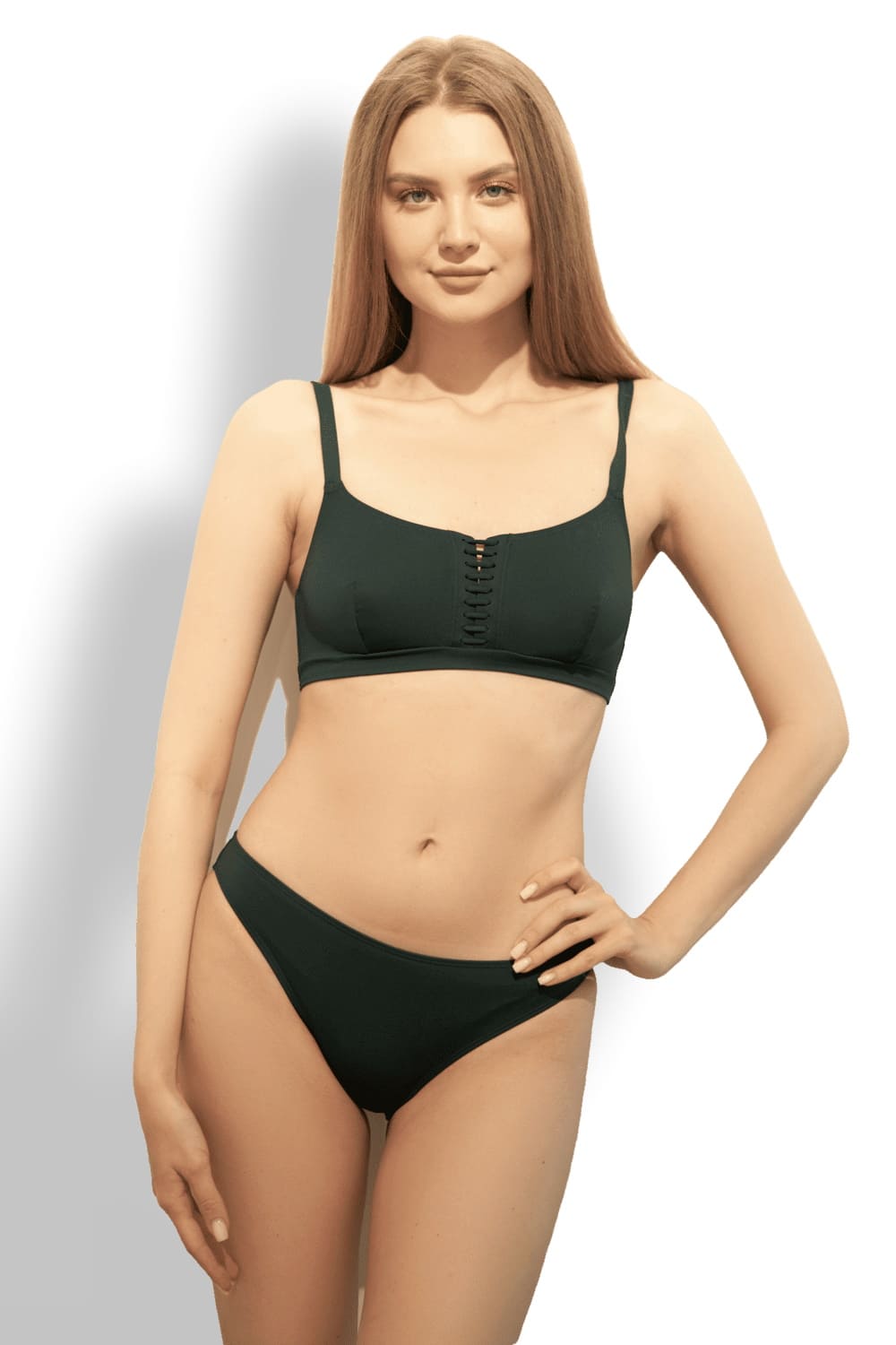 Купальник укороченный топ-корсет D nu D 2135