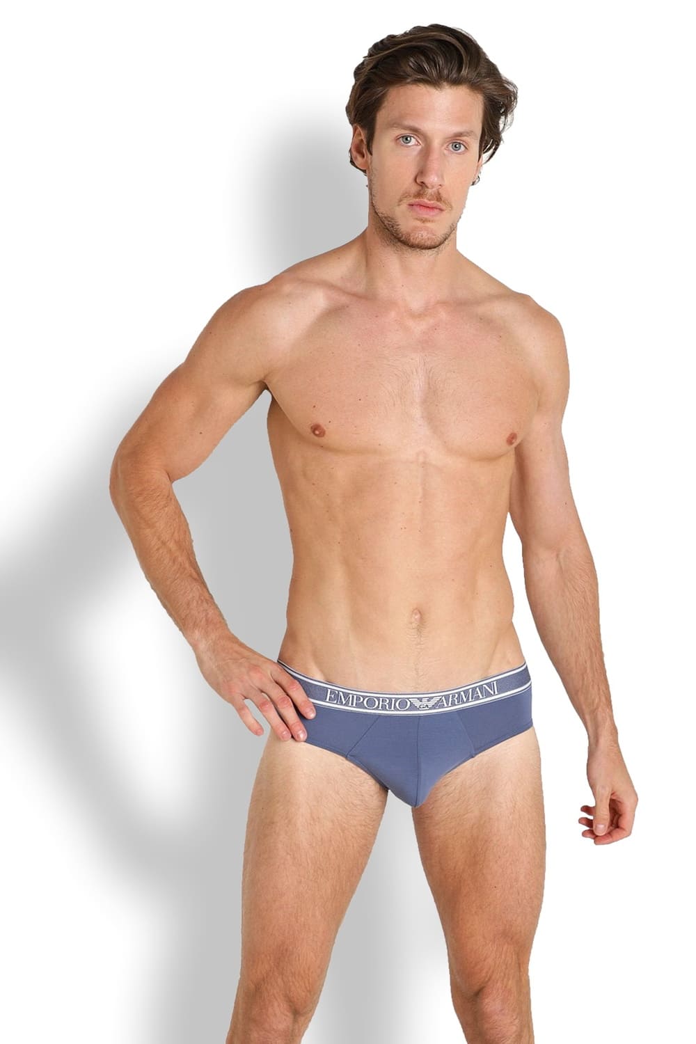 Мужские трусы слипы из модала Emporio Armani 110814 2R511