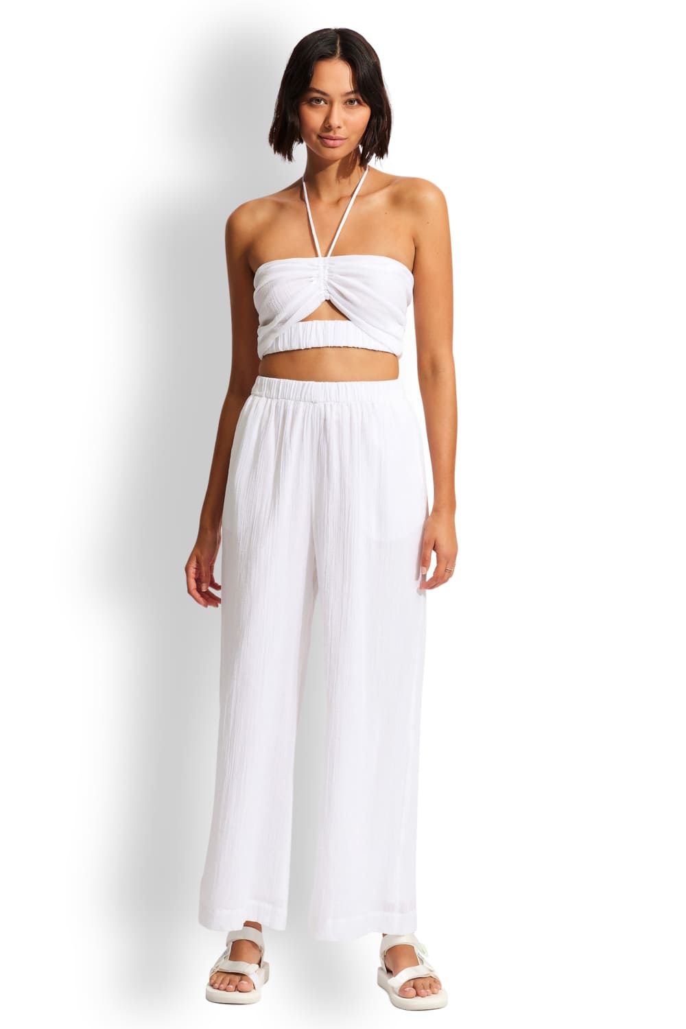 Женские брюки из хлопка Seafolly 55064-PA