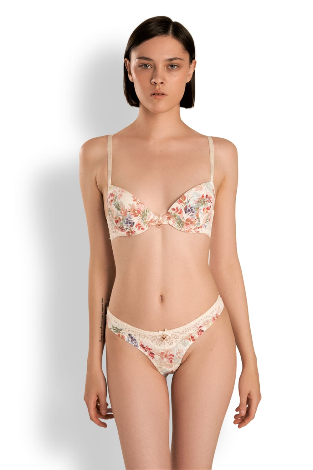 Кружевной бюстгальтер push-up Emporio Armani 165394 3R212