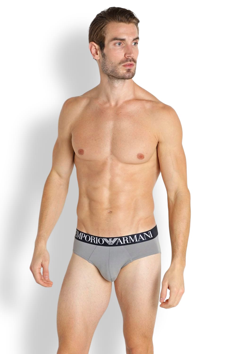 Мужские трусы слипы из модала Emporio Armani 110814 3R511