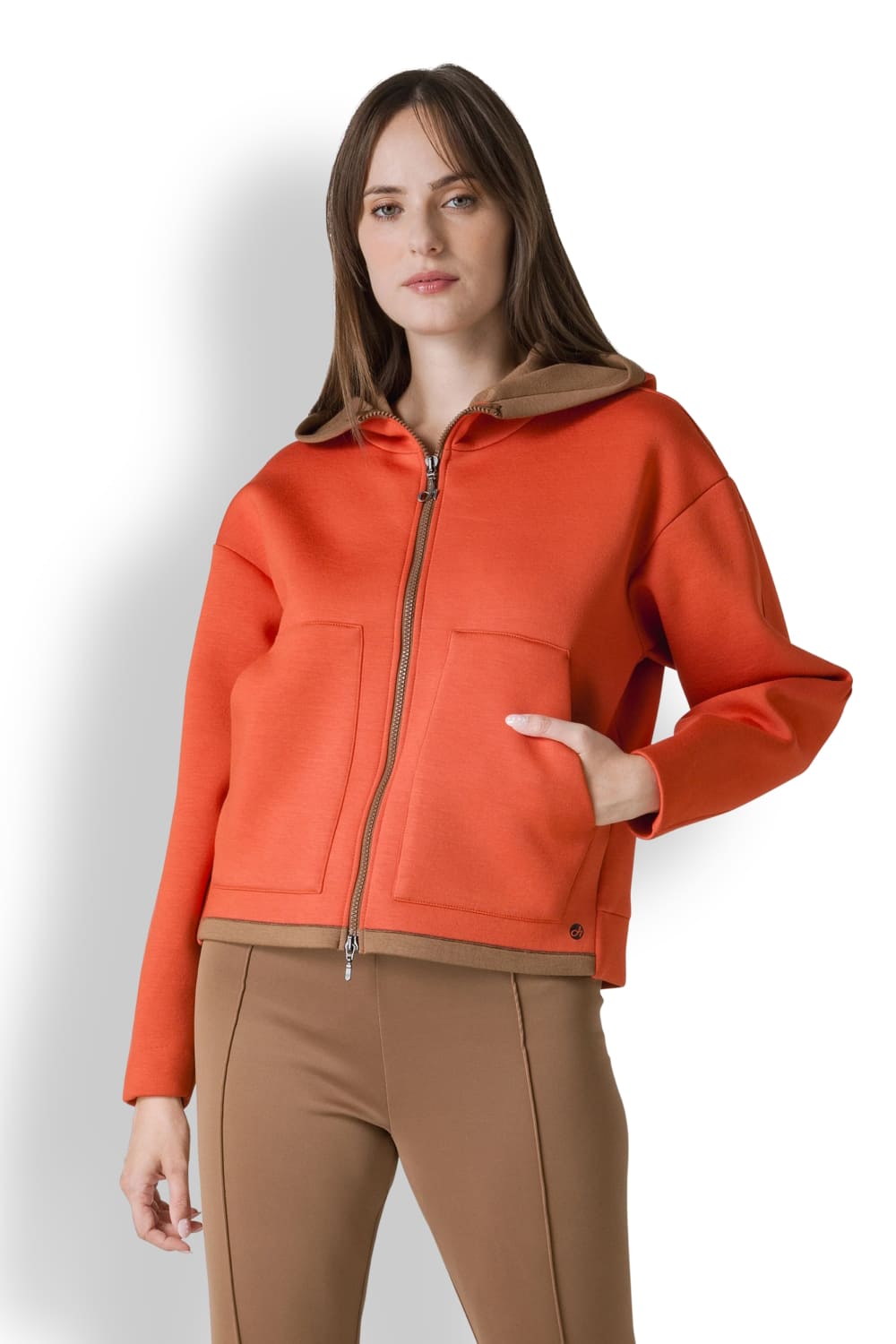 Спортивная куртка из ткани Scuba DEHA D93690