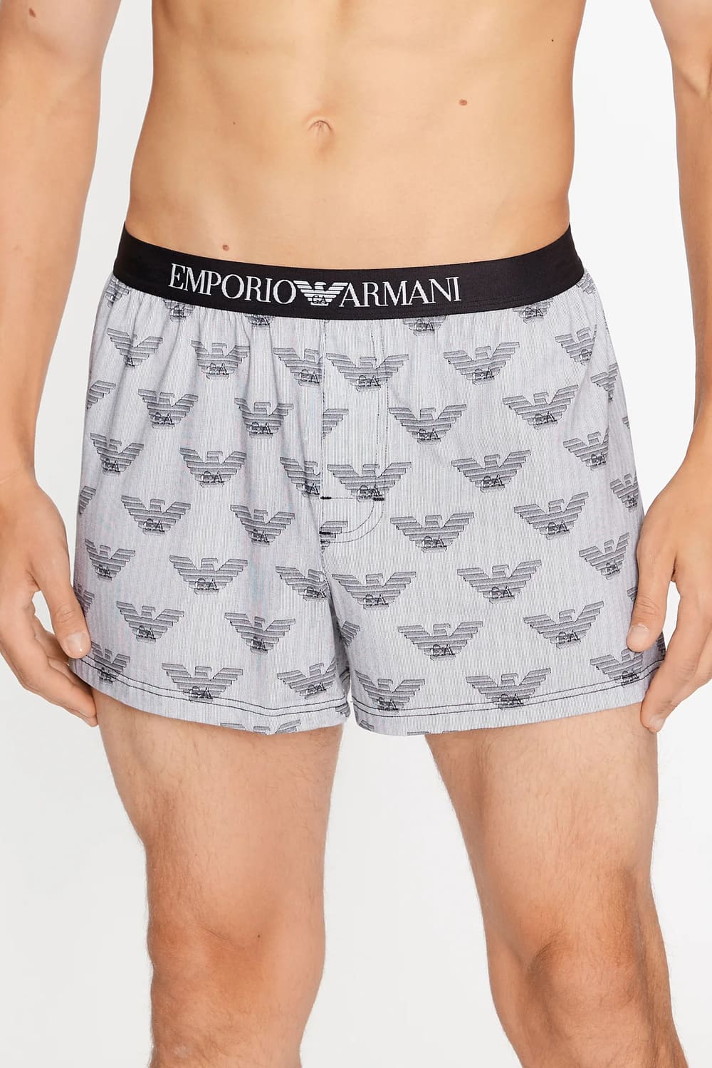 Мужские трусы боксеры из хлопка Emporio Armani 112072 3F504