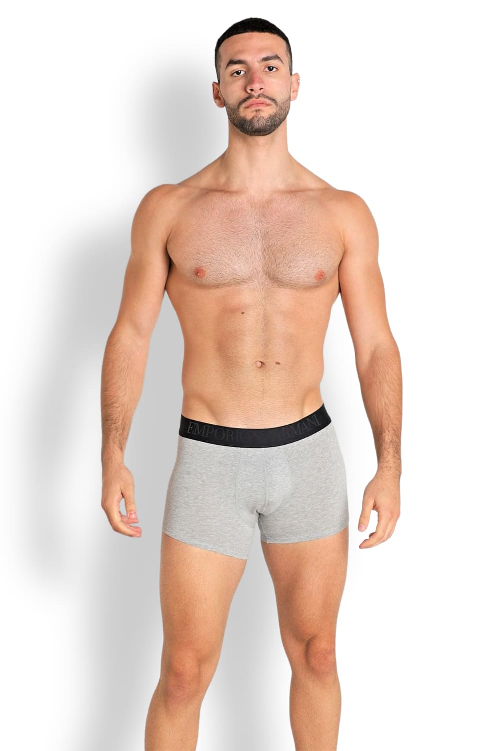 Мужские трусы боксеры из эластичного хлопка Emporio Armani 111776 3F755