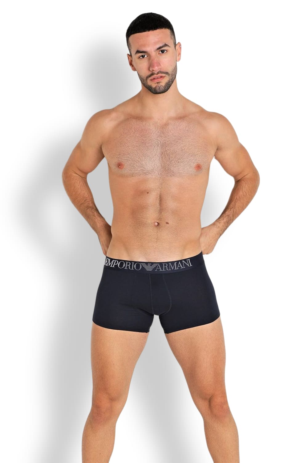 Мужские трусы боксеры из эластичного хлопка Emporio Armani 111776 3F755