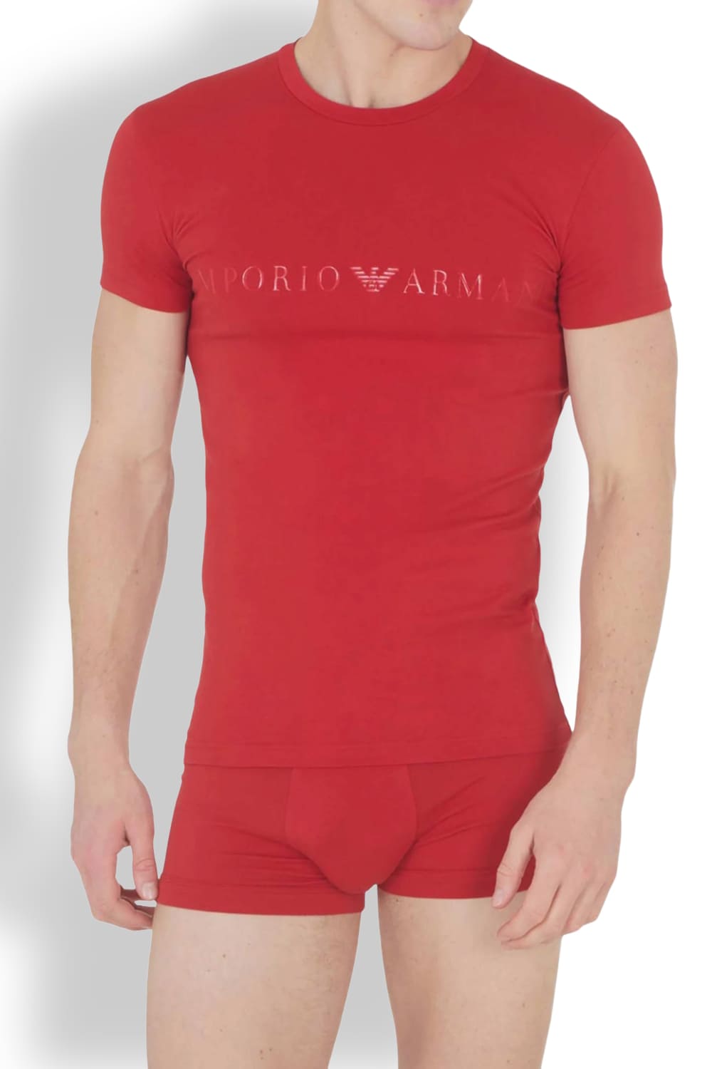 Комплект мужского нижнего белья из эластичного хлопка Emporio Armani 111604 3F595