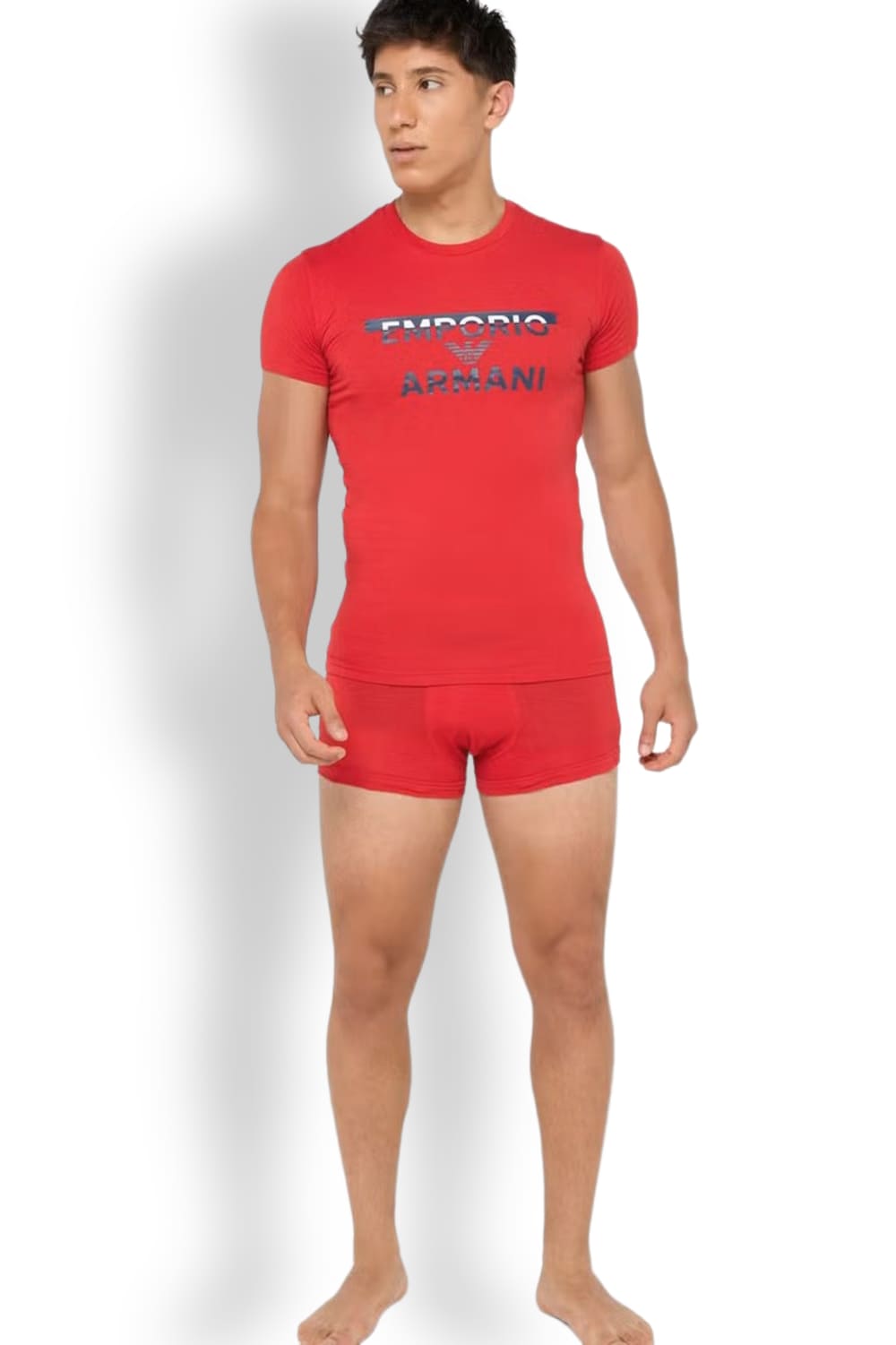 Комплект мужского нижнего белья из эластичного хлопка Emporio Armani 111604 3F516