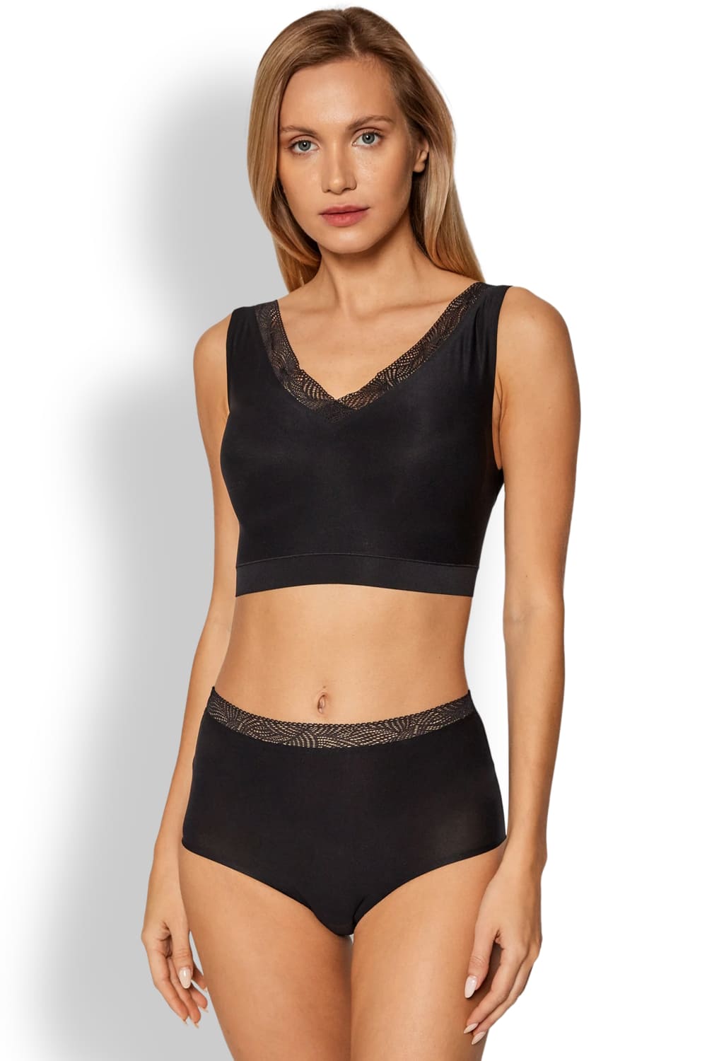 Трусы слипы с высокой талией Chantelle Softstretch C11G70