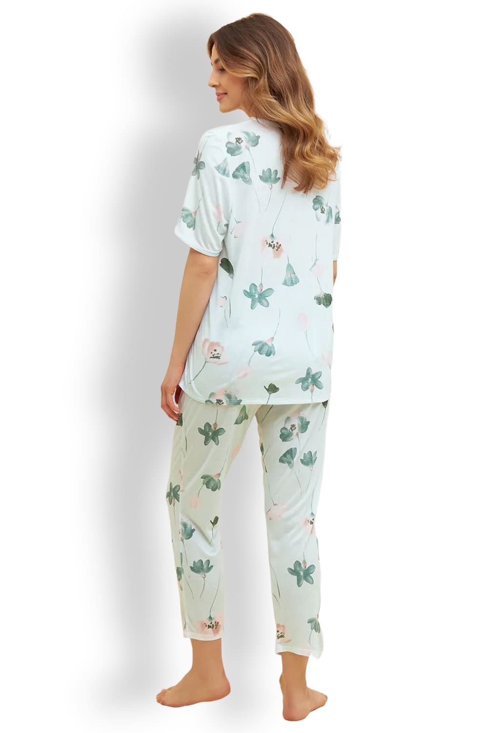 Пижама с акварельным принтом из модальной смеси FÉRAUD 3231120