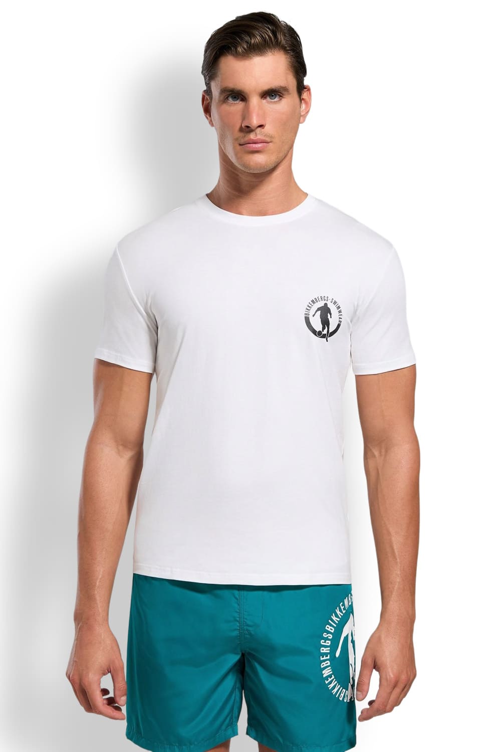 Мужская футболка из эластичного хлопка Bikkembergs BKK3MTS02