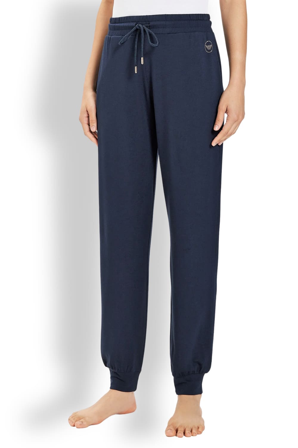 Женские спортивные брюки из вискозы Emporio Armani 164836 4R272