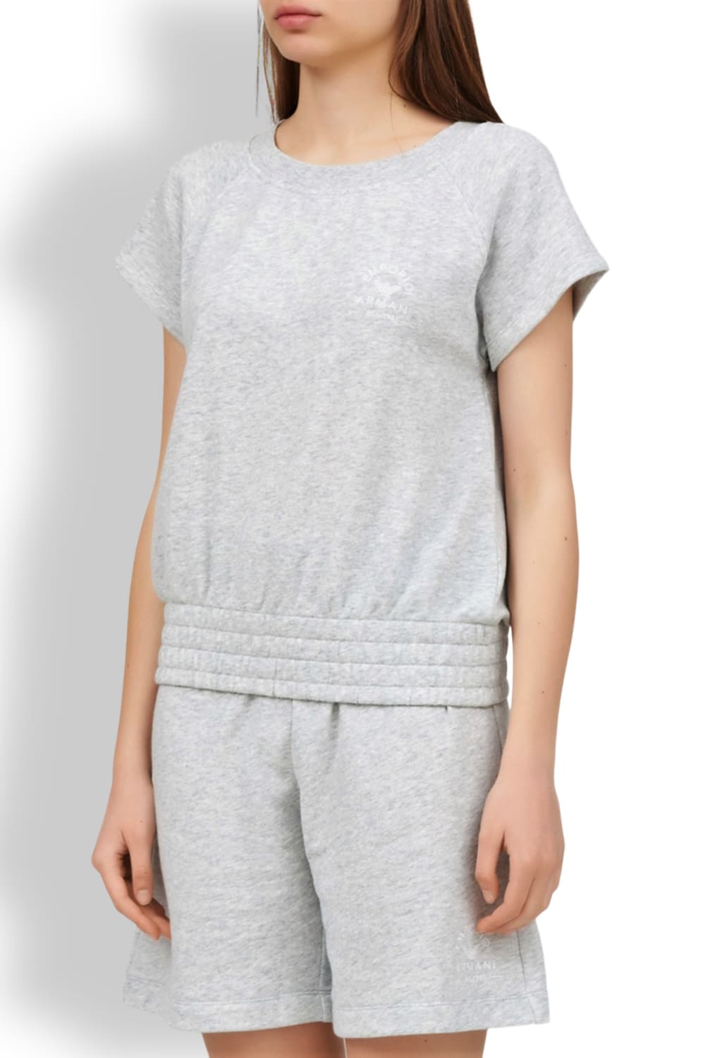 Женский свитшот с коротким рукавом Emporio Armani 164840 4R276