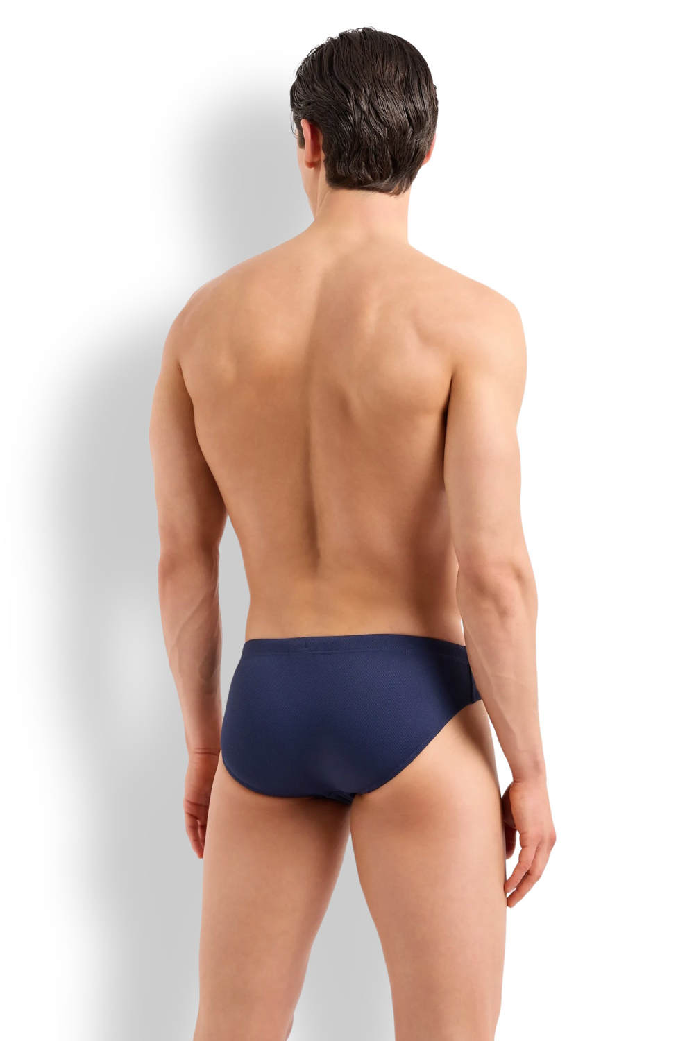 Мужские плавки из эластичного пике  Emporio Armani 211716 4R407