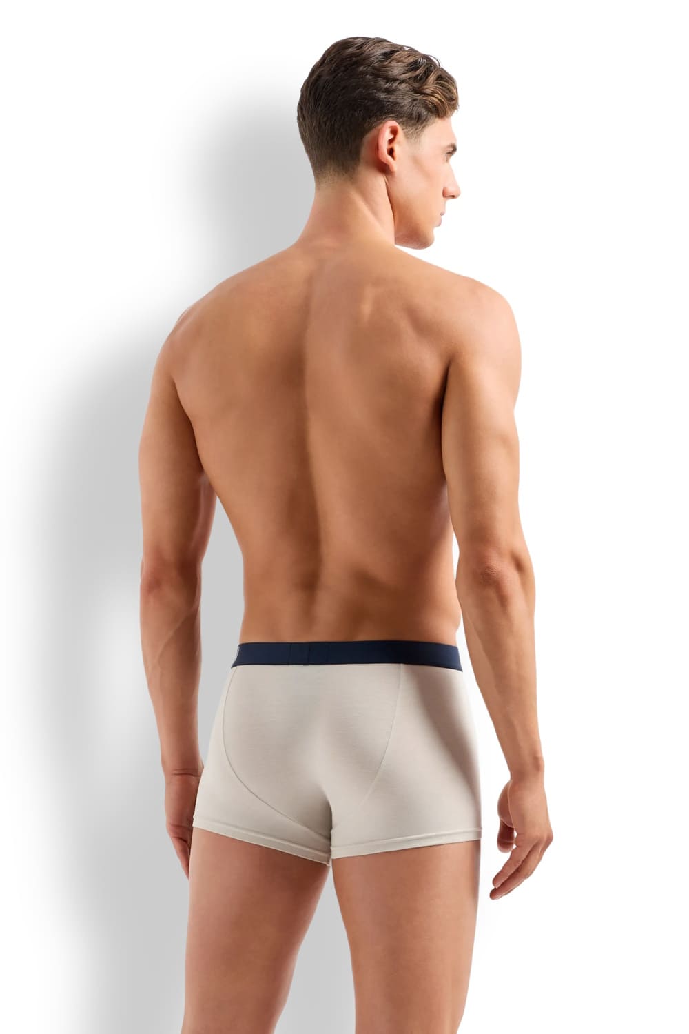 Мужские трусы боксеры из мягкой эковискозы Emporio Armani 111210 4R733