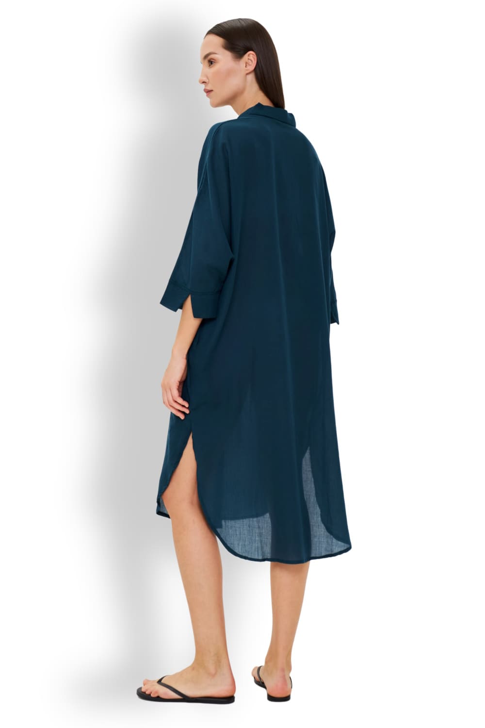 Пляжная туника-рубашка из хлопка D nu D B 2501