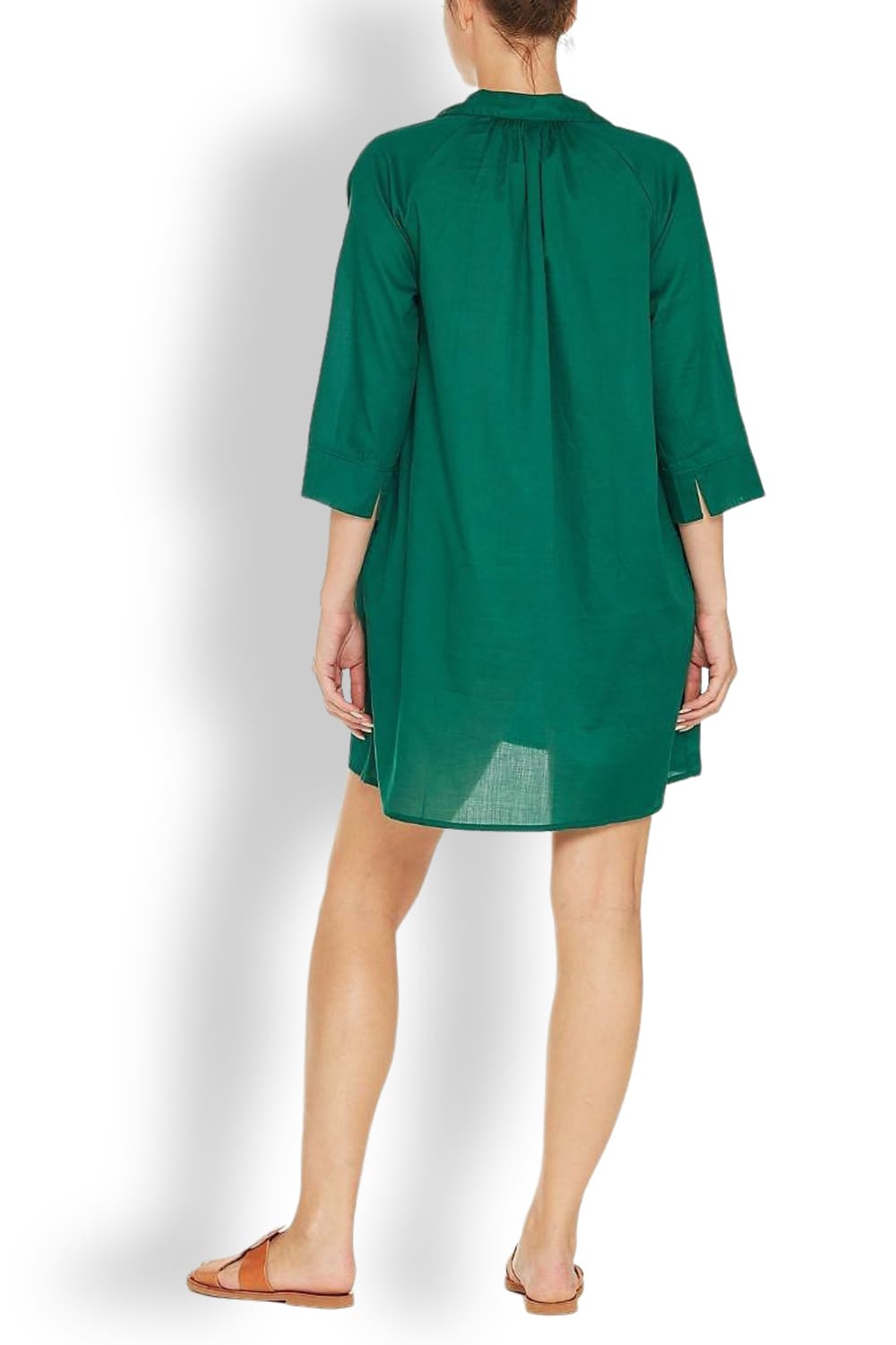 Пляжная туника-рубашка из хлопка D nu D B 2506