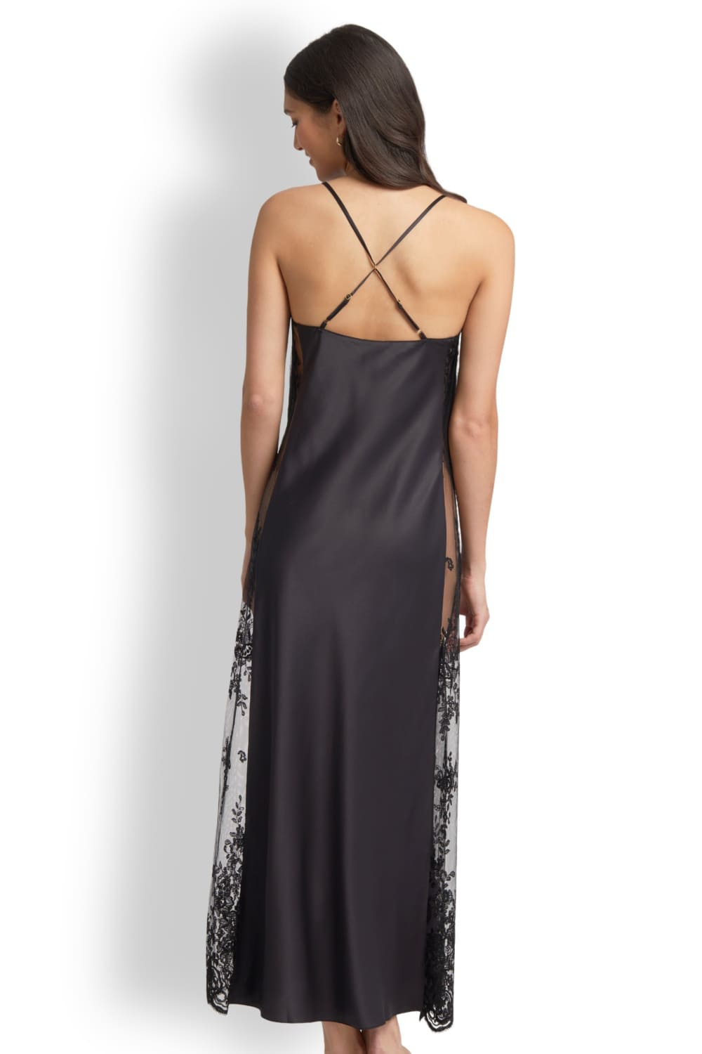 Длинная ночная сорочка из шармёза Rya Collection Darling 219