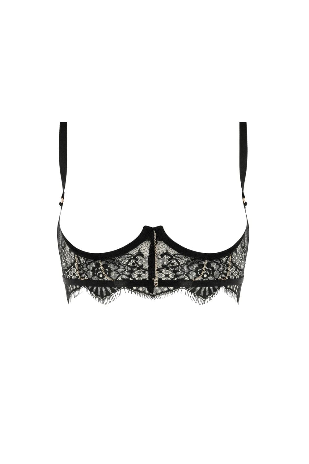 Удлинненный открытый бюстгальтер на косточках Dita Von Teese V47016