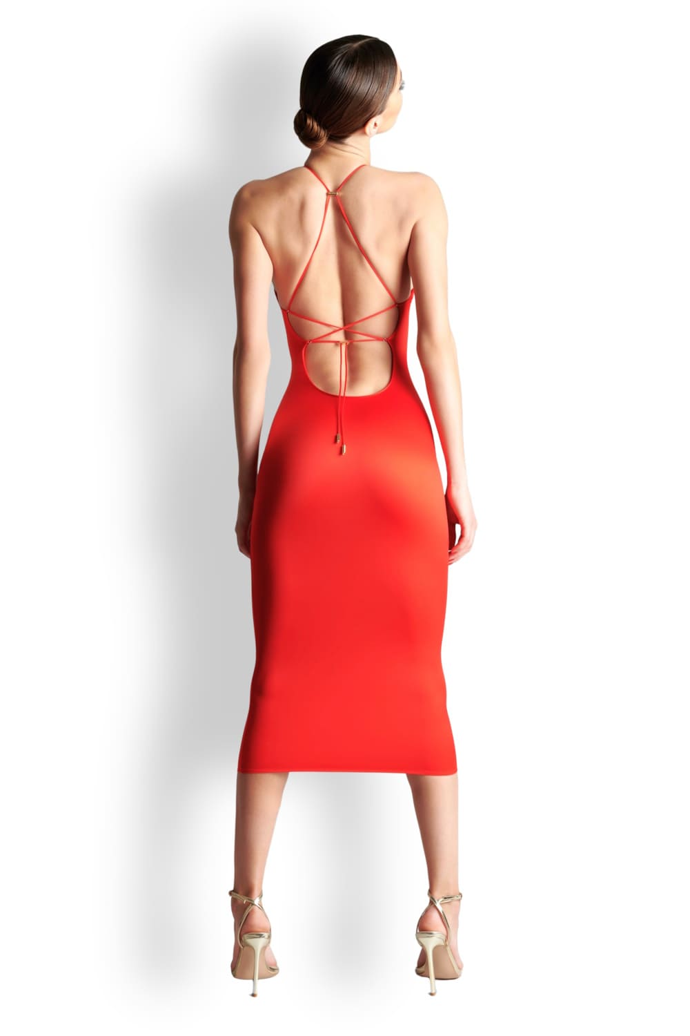 Миди-платье с открытой спиной Maison Close 562940