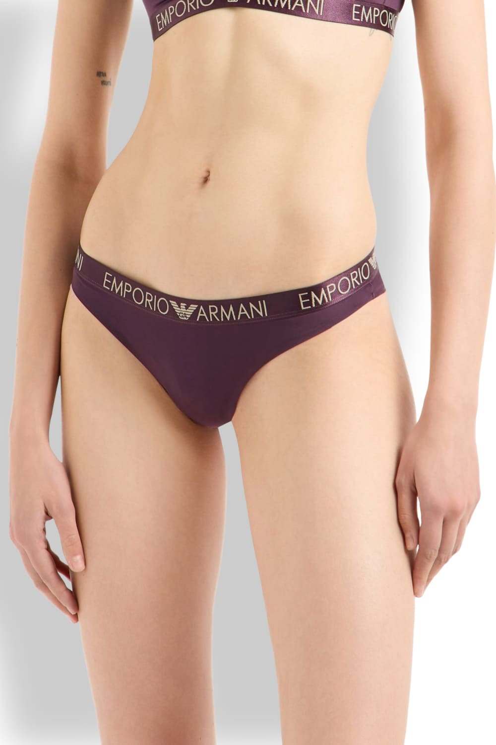 Трусики бразилиана Emporio Armani 163337 4F235
