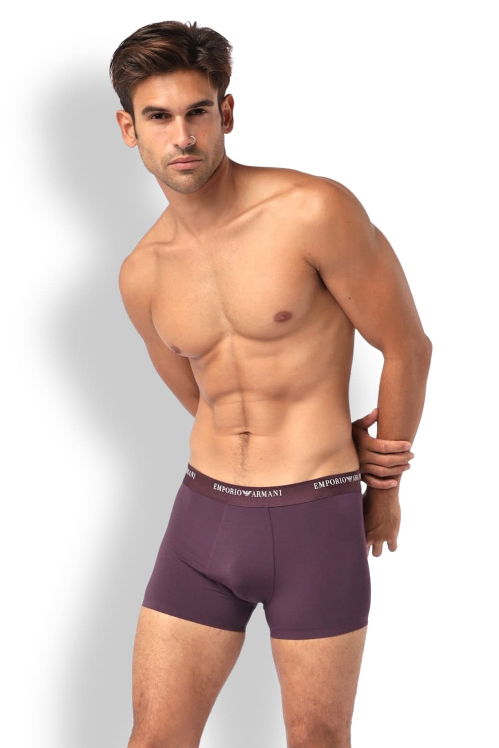 Мужские трусы боксеры из модала Emporio Armani 111847 4F511