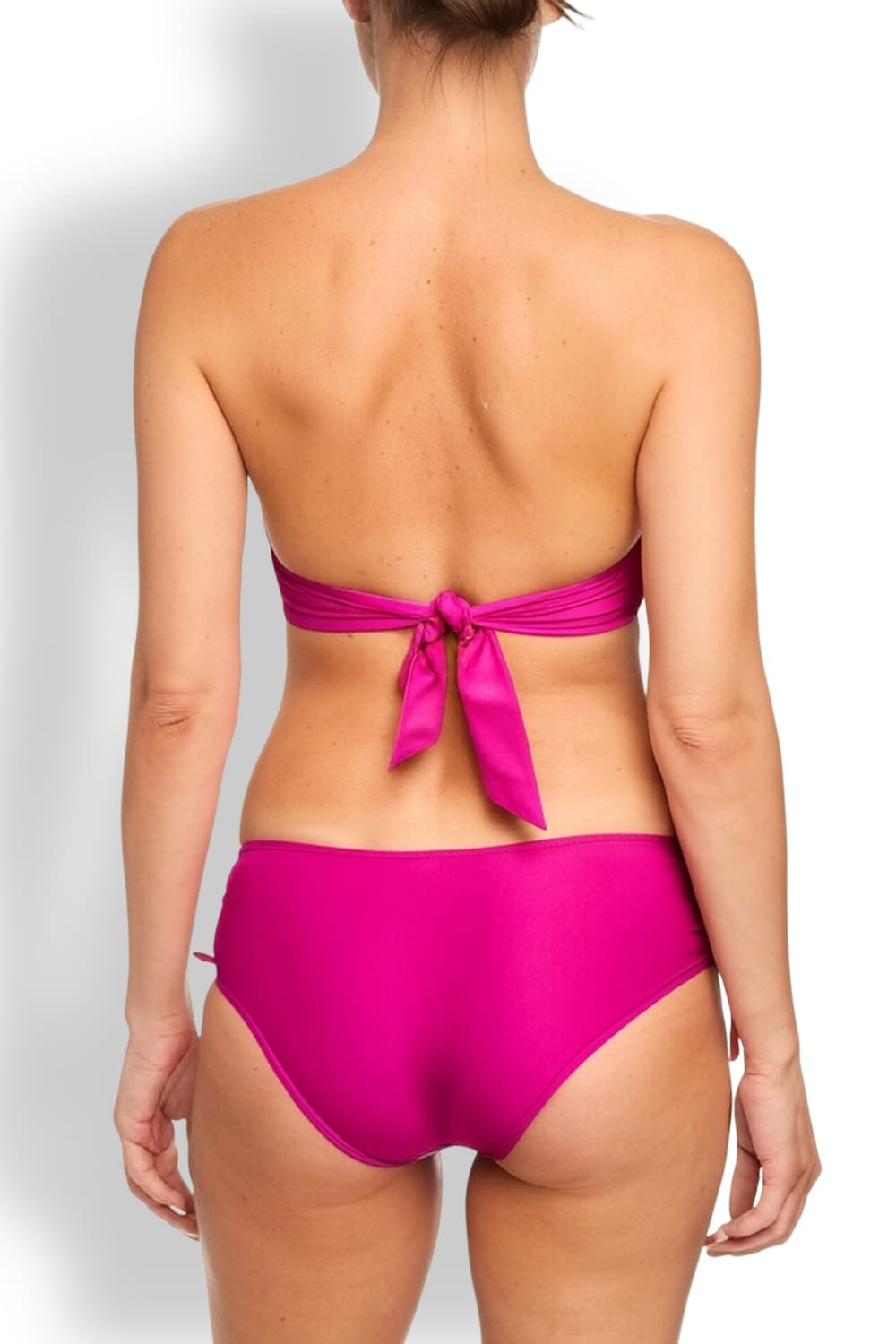 Купальник бикини бандо и плавки с завязками D nu D 2717 SG/2710 CU