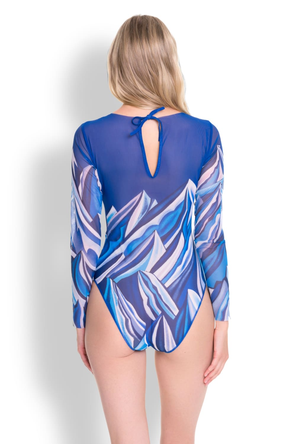 Слитный купальник с длинным рукавом с UV-защитой Горы RoDaSoleil