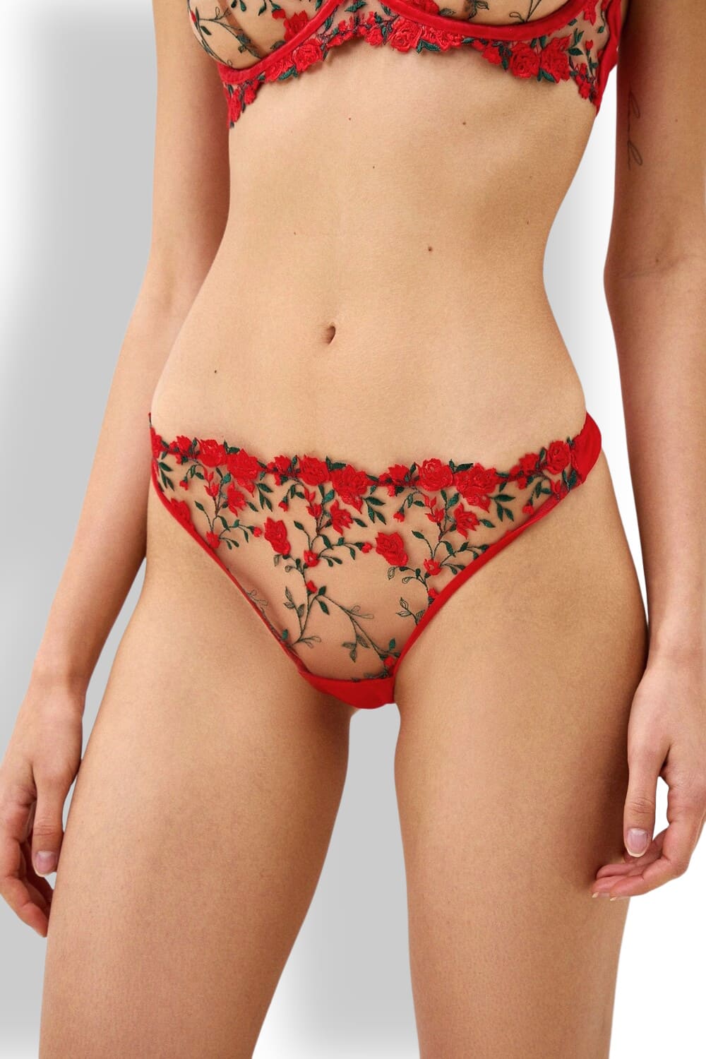 Кружевные трусики стринги Dita Von Teese D23044