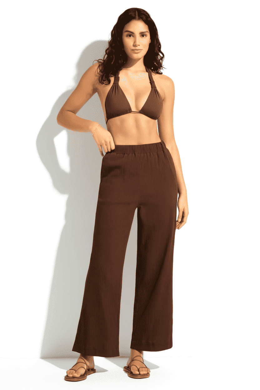 Пляжные брюки из хлопка Seafolly 55430-PA