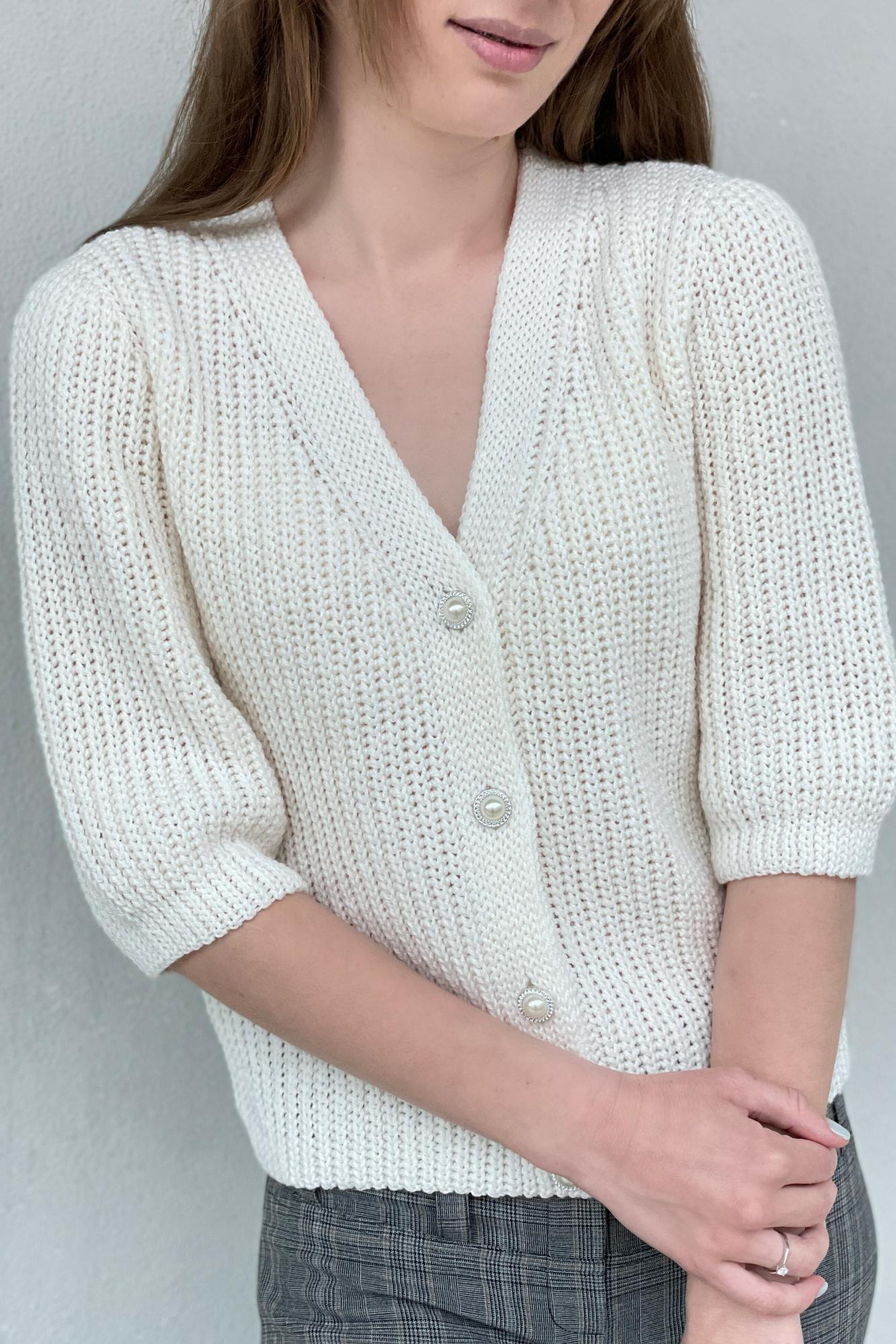 МК "Кардиган Жемчуг" крючком