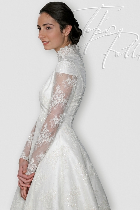 Короткое кружевное свадебное платье Кармона