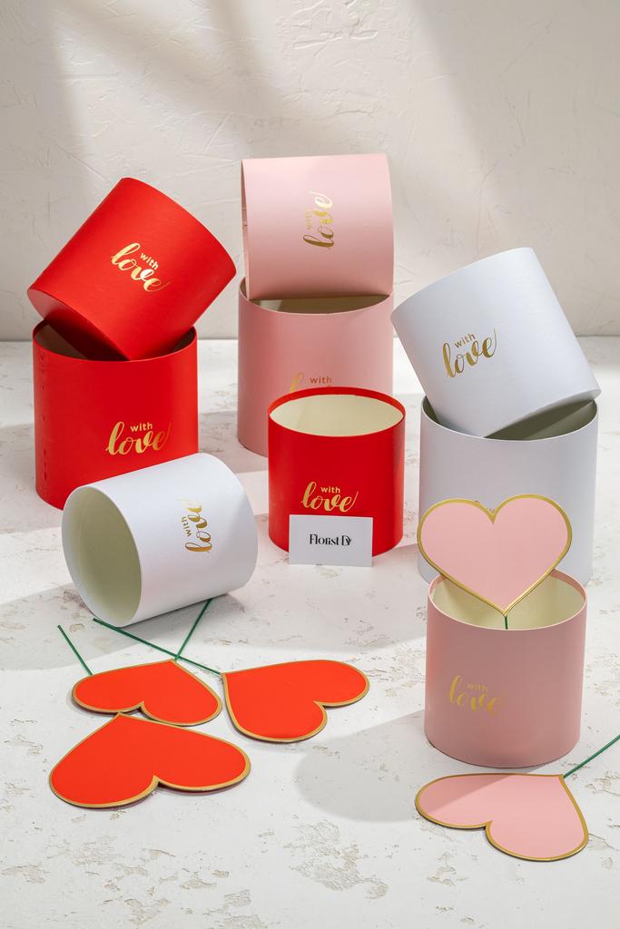 Набор боксов с топпером LOVE