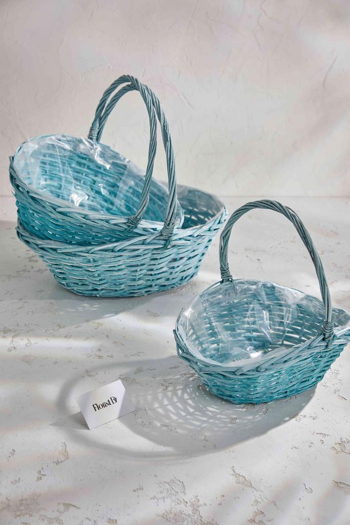 Набор корзин лукошко (3шт.) - Средние - Тиффани