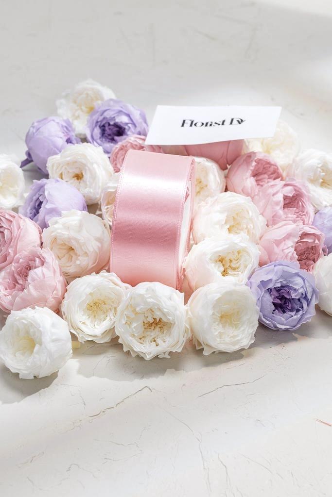 Атлас - 4 см - Нежно-розовый (25м)