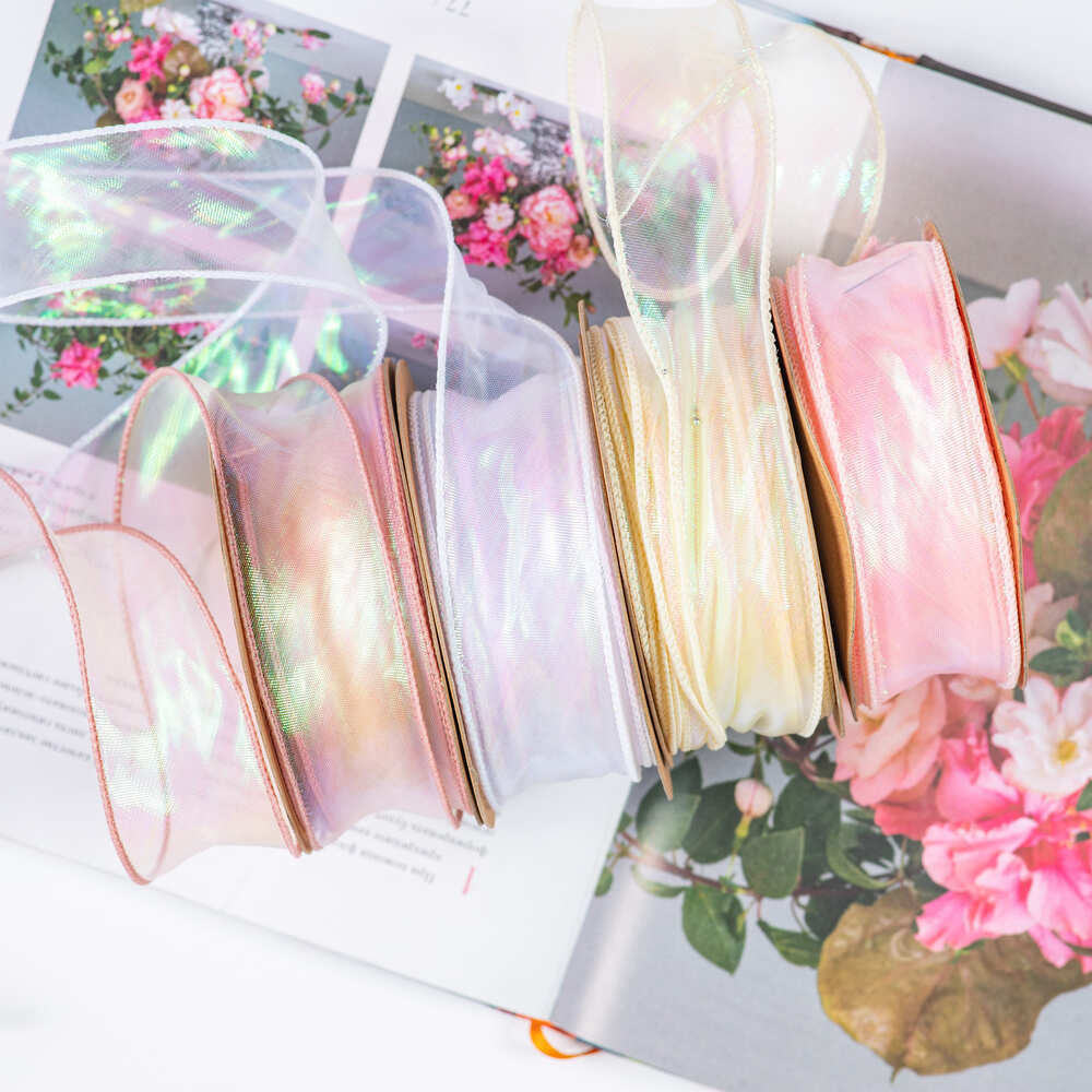 Лента голографическая Wedding Love