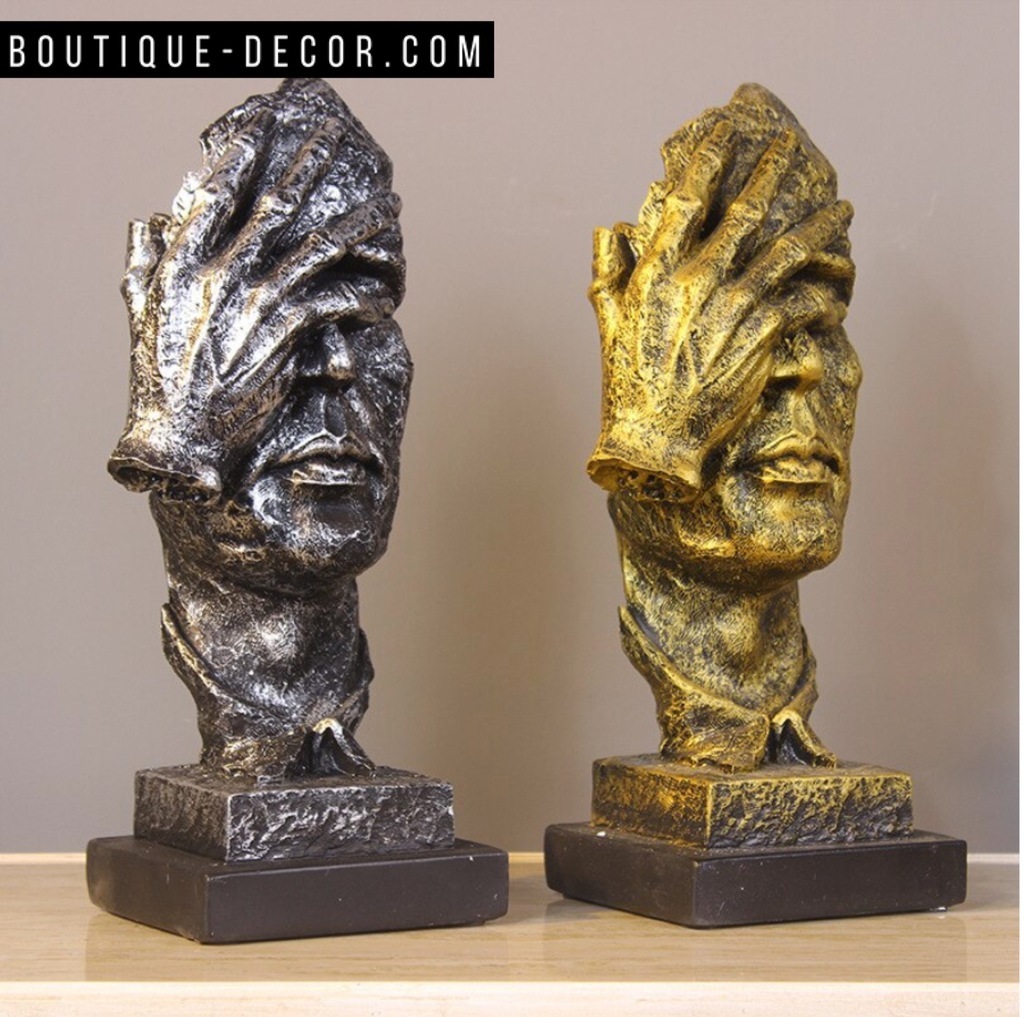 Купить дизайнерскую статуэтку  "Closed face"