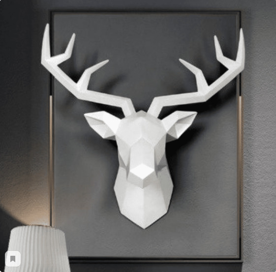 Настенный декор "Олень" (бронза)