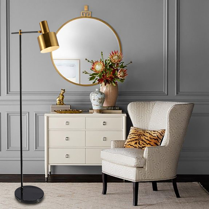 Напольный светильник ЭлисСвет 934LF/1L, E27, 60 Вт