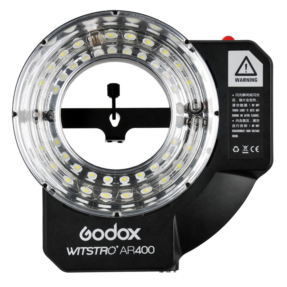 Вспышка кольцевая Godox Witstro AR400 аккумуляторная