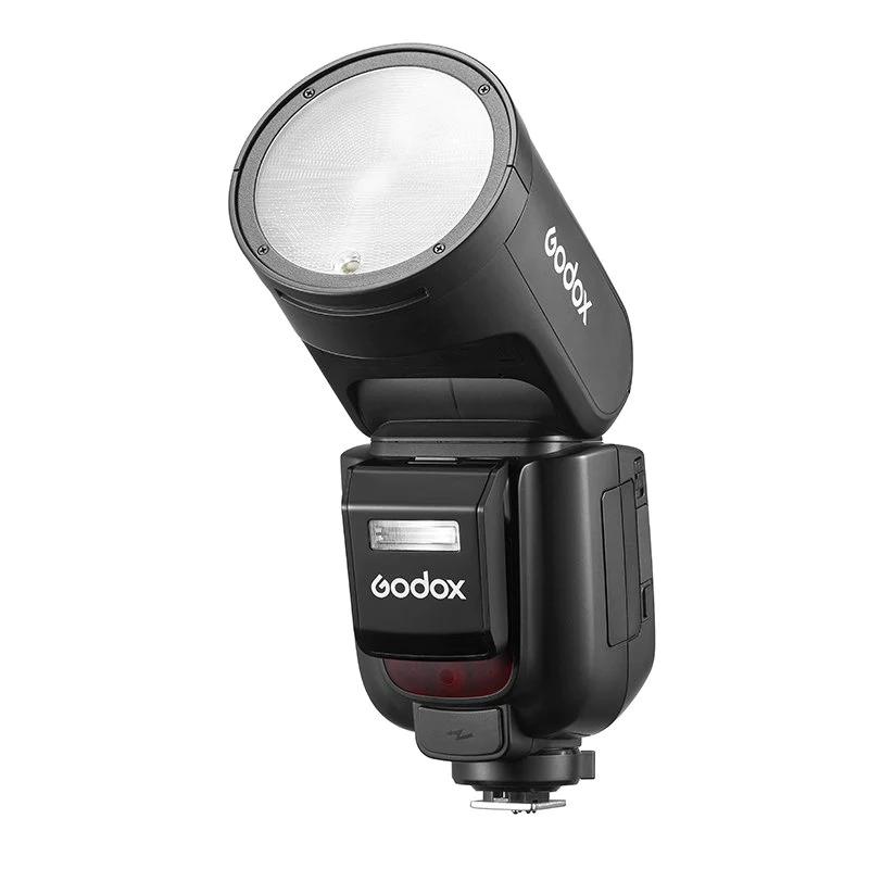 Вспышка накамерная  с круглой головкой Godox V1Pro C TTL для Canon