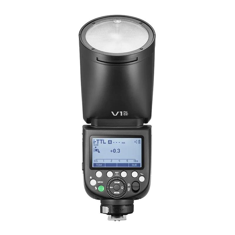 Вспышка накамерная  с круглой головкой Godox V1Pro N TTL для Nikon