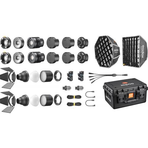 Комплект студийного оборудования Godox Knowled MS60R 2K
