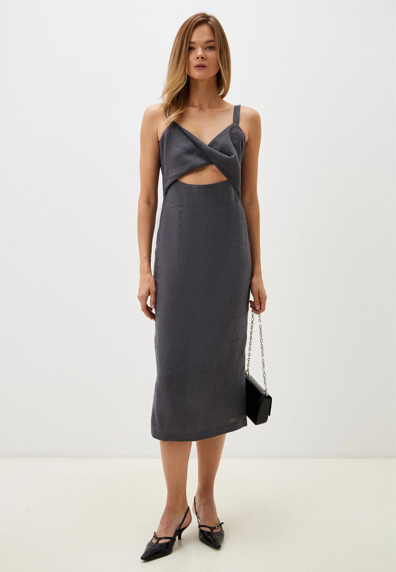 Платье 1678-1-серый