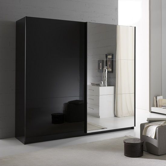 Шкаф для прихожей MIRROR dark