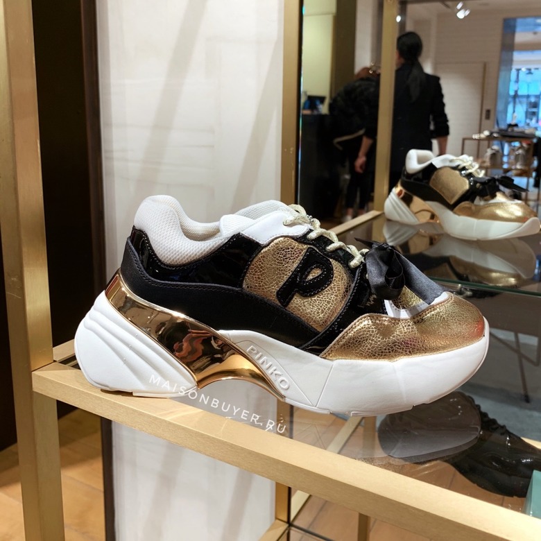 кроссовки Pinko SHOES TO ROCK золото SH0002G