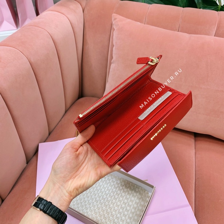 плоский кошелек Coccinelle красный WL0024G